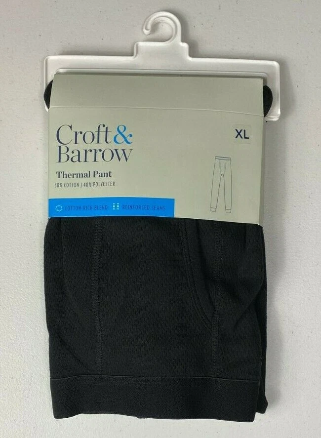 NUEVO Pantalones Ropa Interior Térmica Croft & Barrow Para Hombre Talla XXL Foto 1 de 1