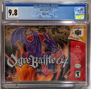 Ogre Battle 64 Person Lordly Caliber Nintendo 64 N64 Sealed New CGC 9.8 A - Picture 1 of 2