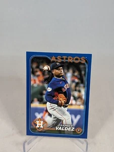 2024 Topps Series 1 Framber Valdez Royal Blue Parallel #220 - Picture 1 of 2