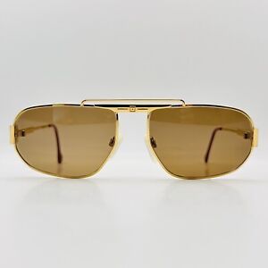Pascal Morabito Sunglasses Men's Women's Angular Gold Vintage 80s Model Siderale