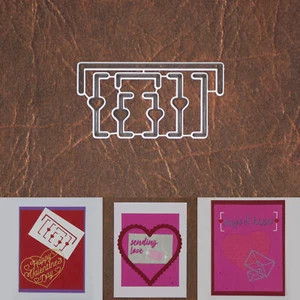 Heart Brackets & Traditional Brackets Cutting Dies – Love Punctuation Symbols - Picture 1 of 4