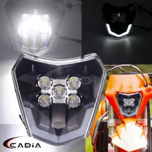 LED Headlight Headlamp For KTM 690 Enduro R EXC-F 350 450 500 Six Days XC-W300 - Picture 1 of 9
