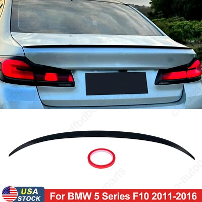 Glossy Black M5 Style Trunk Spoiler Wing For BMW 5 Series F10 Sedan 4 Door 11-16 - Image 1 of 4