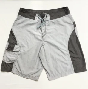 Columbia Omni Shield Board Shorts Mens Size 36 Gray w Bottle Opener No Lining - Picture 1 of 9