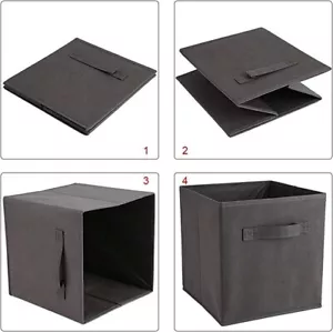 Set of 6pcs Foldable Storage Boxes,Homes and Offices Basket Bin for Toys Books - Picture 1 of 7