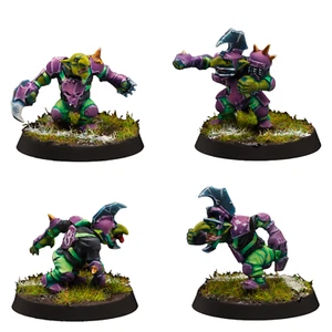 The Scarcrag Snivellers 12 Goblin Team bemalte Figur Blood Bowl Vorverkauf | Kunst - Bild 1 von 6