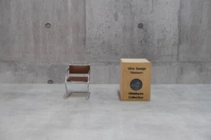 Vitra Design Museum Miniature Eames Lounge Chair Ottoman 1 6 Scale Used - Picture 1 of 5