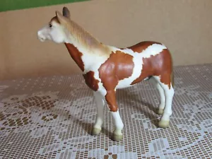 904Z Vintage Schleich 13241 Cheval Etalon Pferd Pinto Marron & Blanc 1:20 - Bild 1 von 8