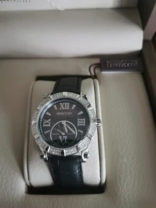 Mercury Swiss Made Quartz Watch New Never Worn 96 Diamonds 0.52 Carats - Picture 1 of 8