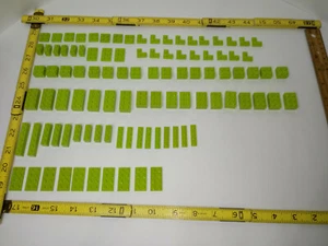 100 Stück limettengrün Original Legosteine und Platten Spaß verschiedene Größen MOC - Bild 1 von 12