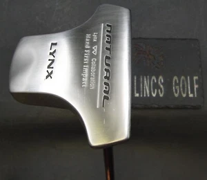 Lynx Natural Putter Steel Shaft 87cm Length Wrapped Grip - Picture 1 of 11