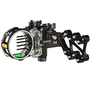 Trophy Ridge React Pro 5 Pin Bow Sight Archery Compound Bow Aluminum Body - Picture 1 of 6