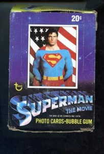 1978 Topps Superman The Movie Trading Card Set Wax Pack Box Unopened DC Comics - Picture 1 of 1