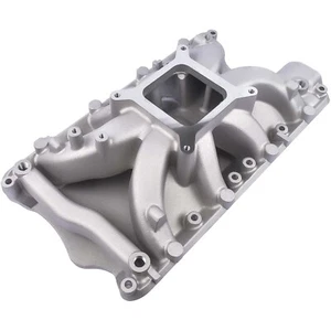 Single Plane Intake Manifold For SBF Ford 351W Windsor V8 DM-3316 Aluminum - Picture 1 of 12