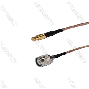 RG316 MCX macho a tnc macho RG316 30 cm para extensión de antena WiFi cable cola de cerdo - Imagen 1 de 3