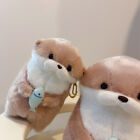 1Pcs Cute Otter Holding Fish Plush Doll Lovely Gift Pendant For Girls