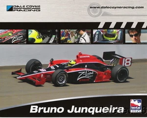 2008 Bruno Junqueira Z-Line Designs Honda Dallara Indy Car postcard - Picture 1 of 1
