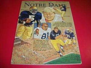 NOTRE DAME VS. MICHIGAN STATE PROGRAM 9-21-1991 - Picture 1 of 6
