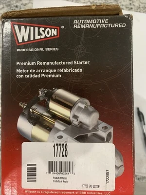 17728 Starter For Honda Accord, Odyssey, Pilot, Acura CL TL MDX, 3.0L 3.2L 3.5L - Image 1 of 4