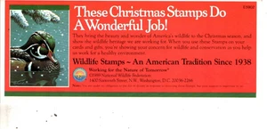 FRANCOBOLLI FAUNA SELVATICA 1989 - FRANCOBOLLI NATALE - FEDERAZIONE NAZIONALE FAUNA SELVATICA - FOGLIO - Foto 1 di 3