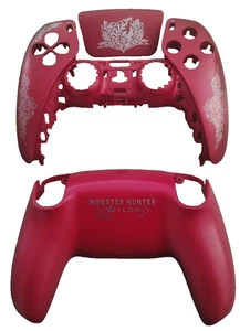 Custom Monster Hunter Wilds Themed PS5 Controller Front Shell Kit mit Touchpad - Bild 1 von 6