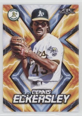 2017 Topps Fire Dennis Eckersley #70 HOF - Image 1 of 2