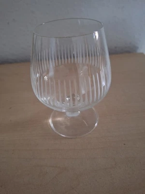 6 alte kleine Likörgläser/Schnapsgläser mit Stiel,antik, Glas Vintage - Bild 1 von 2