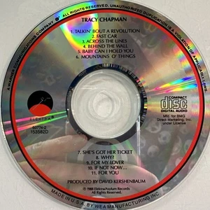 Tracy Chapman Self Titled CD Disc Only - Foto 1 di 1