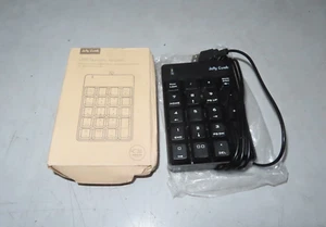 Jelly Comb SK-051 Black USB Wired Portable Slim Mini 10-Key Numerical Keypad  - Picture 1 of 2
