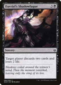 Davriel's Shadowfugue (084) War of the Spark WAR MTG Magic - Imagen 1 de 1