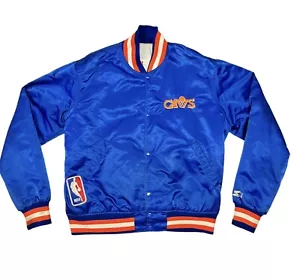 Giacca Vintage Starter Cleveland Cavaliers CAVS Raso NBA Adulto Taglia Media M - Foto 1 di 8
