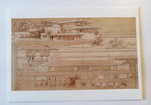 Biglietto di auguri Frank Lloyd Wright Foundation Joseph Husser House 1899 & Enveope - Foto 1 di 2