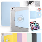 For iPad 7th 8th 9th 10th Gen Air Pro Leather 360 Rotating Case Flip Stand Cover