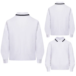 Kids Girls T-shirt Festival Pullover Solid Color Top Regular Shirt Workout Tee - Picture 1 of 24