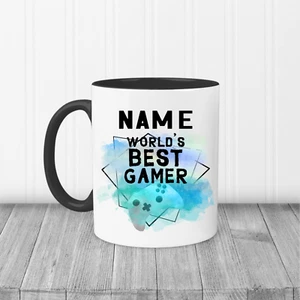 World's Best Gamer Xbox Controller Personalised Mug additional coaster - Picture 1 of 7