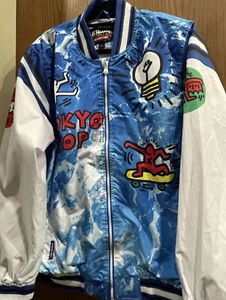 Members Only Keith Haring Tokyo Pop Mens Jacket- Size Large *NEW!!* - Picture 1 of 12