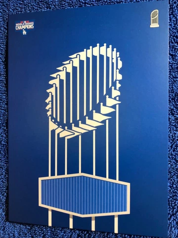NEW.. 2020 Los Angeles Dodgers World Series Champions Postcard “Trophy” Cover