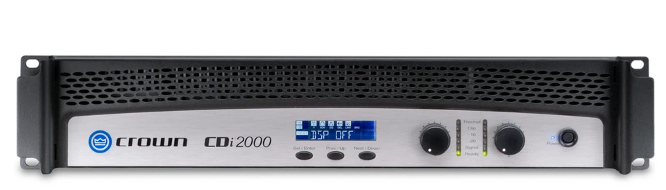 Crown CDI 2000 2 Channels LCD Screen Power Amplifier