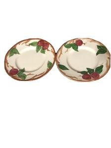 2 Franciscan Apple Bread Plates Made In USA - Picture 1 of 4