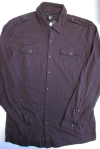 NUEVO CON ETIQUETAS Camisa Informal Kenneth Cole Botón Frontal con Bolsillos Calce Ajustado Talla XL - Imagen 1 de 1