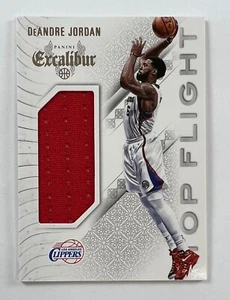 Tarjeta reliquia de vuelo superior Panini Excalibur DeAndre Jordan 2015 MAR3 - Imagen 1 de 2
