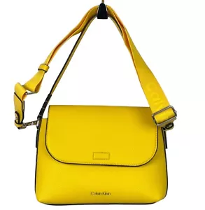 Calvin Klein Millie 2 in 1 Flap Shoulder Bag & Crossbody Pebble Vegan Leather - Picture 1 of 13