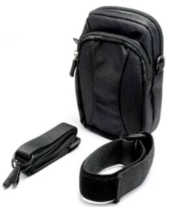 Arm Band Pouch Running Belt Cell Phone Holder Black Nylon Canvas Bag - Picture 1 of 4