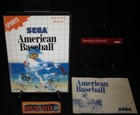 American Baseball / Sega Master System / Ver. Pal. / Jeu Complet !!!!