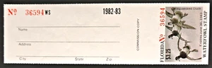 Francobollo Florida Duck 1982, FL4, ***Cacciatore + scheda indagine completa***, anatre dal collo ad anello - Foto 1 di 2