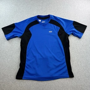 Louis Garneau Cycling Jersey Shirt Mens XL Blue Black Short Sleeve Active Adult - Picture 1 of 12