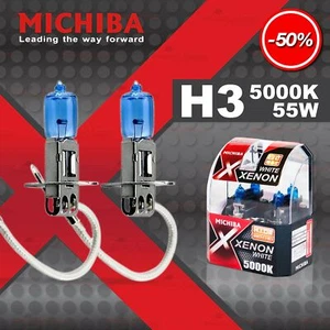 2er H3 453 12V 55W MICHIBA 5000K XENON White Weiß Scheinwerfer Halogen Lampen - Bild 1 von 10