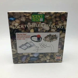Science Tech Rock Tumbler Refill Kit Gemstones List Of Contents New Sealed - Picture 1 of 11