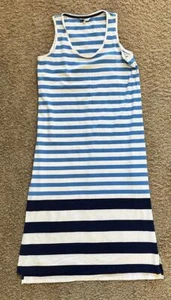 Vineyard Vines Striped Maxi Dress - Size L - Picture 1 of 10