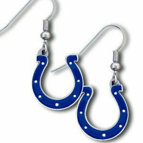 Indianapolis Colts NFL Dangle Earrings - NEW FREE SHIPPING Cover